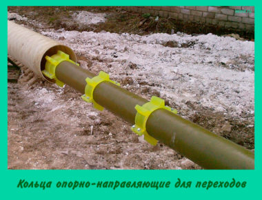 Кольца опорно-направляющие для переходов
