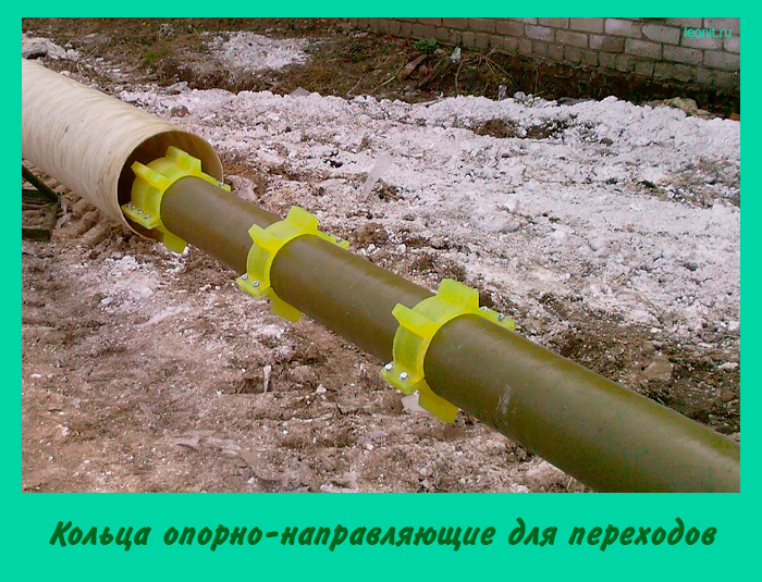 Кольца опорно-направляющие для переходов