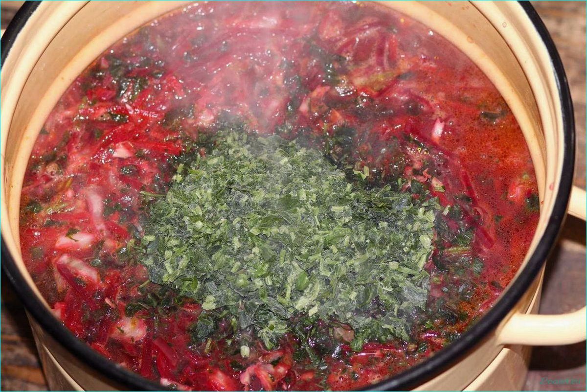 (приготовить, вкусный, полезный, зеленый, борщ) Как приготовить вкусный и полезный зеленый борщ из крапивы — рецепт и секреты приготовления