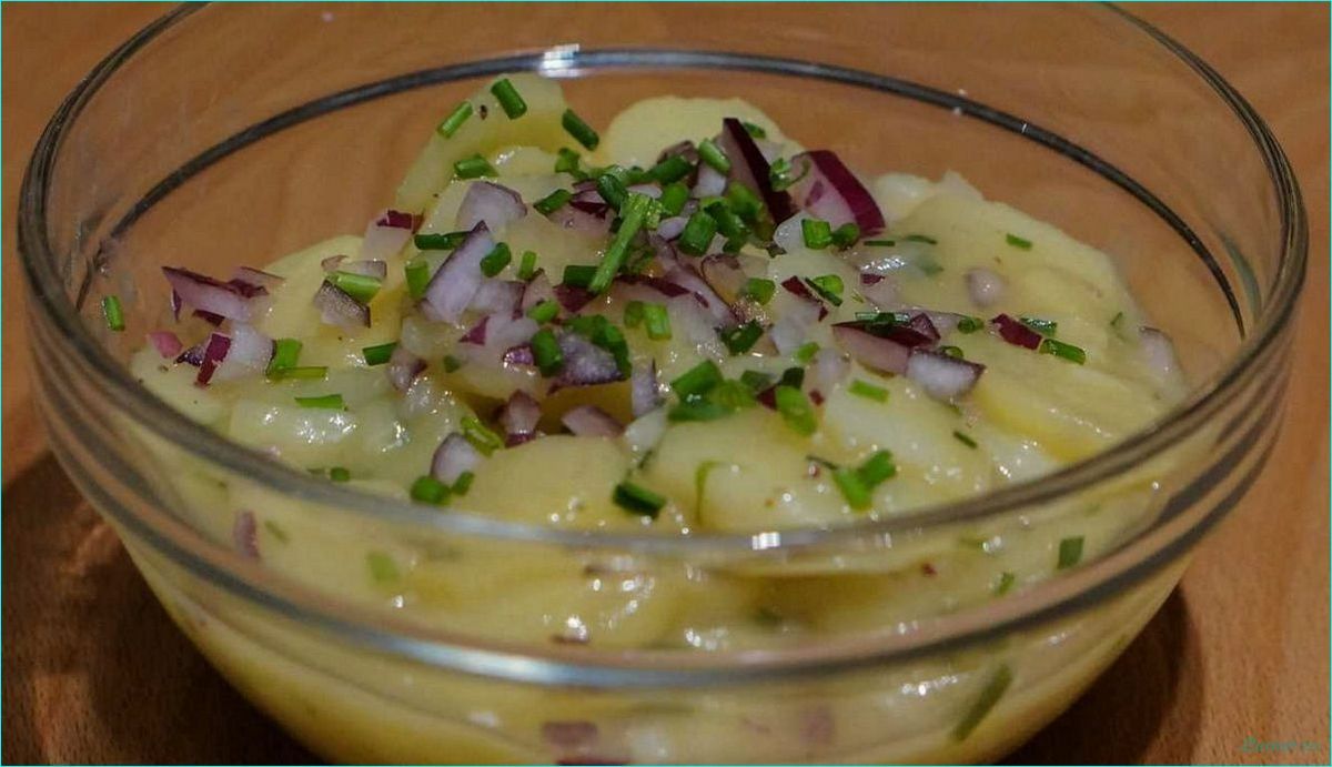 (венский, картофельный, салат, рецепт, классического) Венский картофельный салат — рецепт классического австрийского блюда