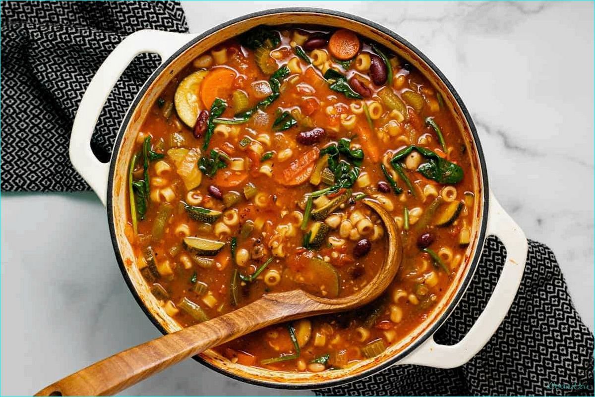Минестроне с тыквой — вкусное и полезное блюдо для холодных осенних вечеров