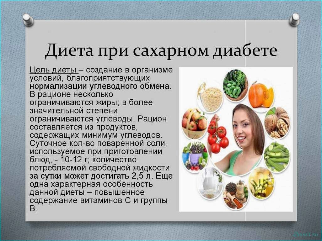 (диабетическая, диета, правила, питания, контроля) Диабетическая диета: правила питания для контроля сахарного диабета
