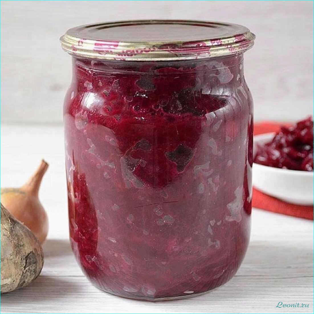 (салат, свеклы, зиму, вкусный) Салат из свеклы на зиму — самый вкусный и полезный рецепт для сохранения витаминов и энергии
