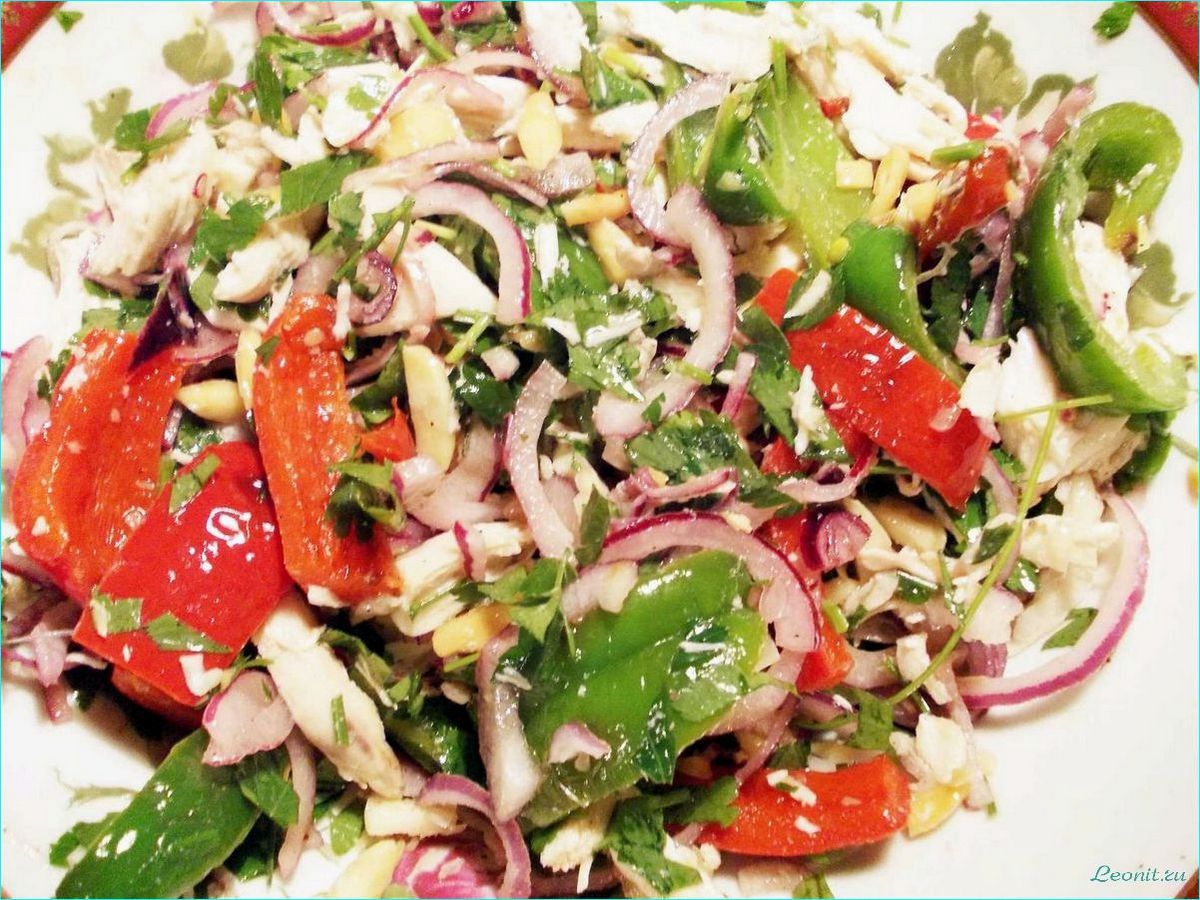 (приготовить, освежающий, вкусный, салат, яблоком) Как приготовить освежающий и вкусный салат с яблоком и болгарским перцем