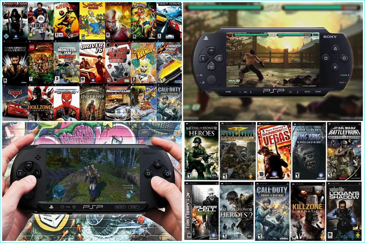 Рекомендуемые игры для портативной консоли PSP