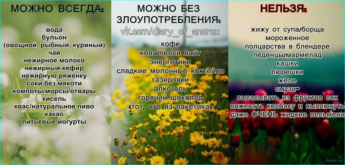 Питьевая диета: рацион, преимущества и правила